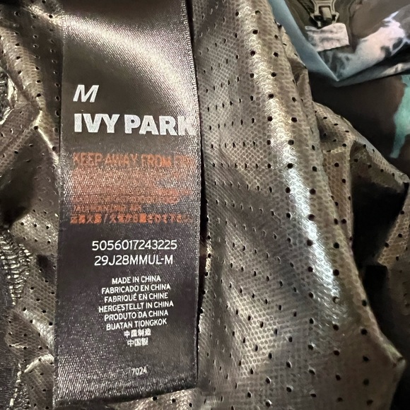 Ivy Park Ink Cloud Hoodie Pullover Oversized Windbreaker Track Jacket - Picture 10 of 11